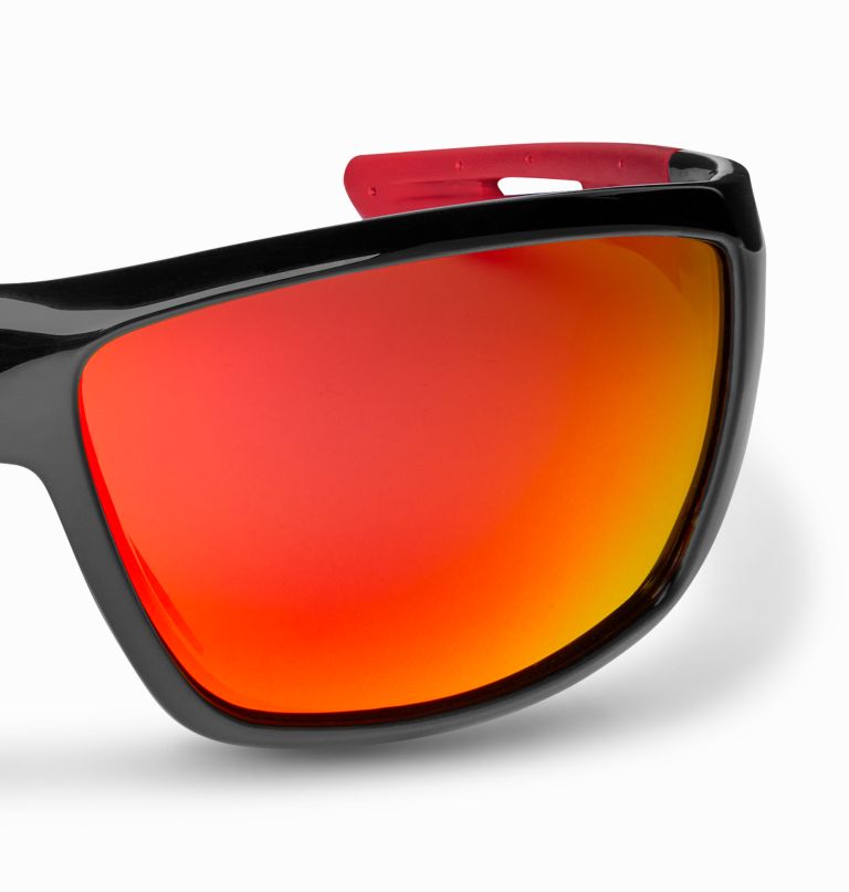 Men's Utilizer Sunglasses | 009 | O/S, Color: Shiny Black/ Red, image 4